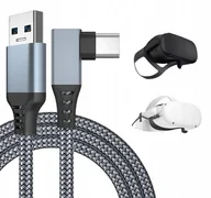 Okulary VR - Premium Kabel 6M! Oculus Link Steamvr Quest 1 I 2 - miniaturka - grafika 1