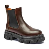 Sztyblety damskie - Alohas Skórzane sztyblety Berenice - miniaturka - grafika 1