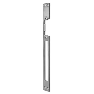 Qoltec Dwustronny prosty szyld do elektrozaczepu Blacha zaczepowa 250mm Stal nierdzewna - Akcesoria do monitoringu - miniaturka - grafika 1