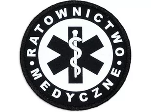 Emblemat Odblaskowy Ratownictwo Medyczne Na Rzepie 8,5 Cm - Odzież medyczna - miniaturka - grafika 1