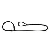 Smycze dla psów - Dingo Smycz Zaciskowa Z Linki Snake 1,2X170 Czarna - miniaturka - grafika 1