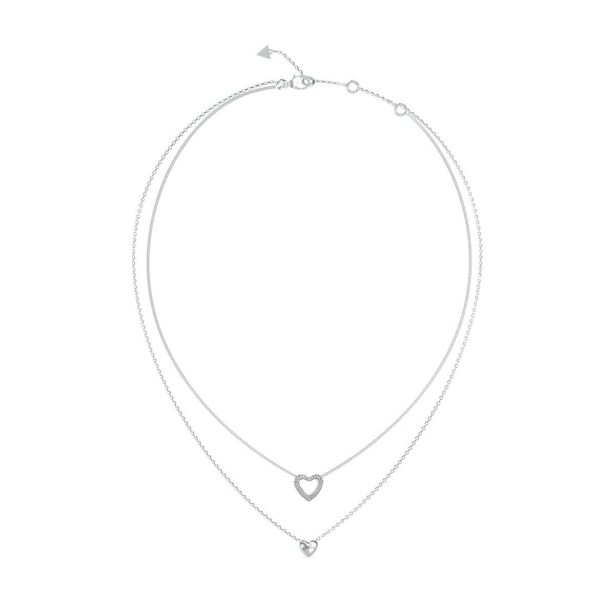 Naszyjnik Męski Guess JUBN05026JWRHT-U Srebrzysty