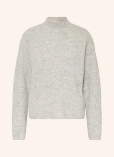 Boss Sweter Flondassy Z Dodatkiem Alpaki grau - BOSS - Swetry damskie - miniaturka - grafika 1