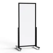 Systemy ekspozycyjne i znaki informacyjne - Tablica VERT pionowa suchościeralna magnetyczna mobilna 167x73 cm w czarnej drewnianej ramie - miniaturka - grafika 1