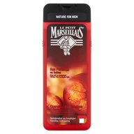 Żele pod prysznic dla mężczyzn - Le Petit Marseillais Le Petit Marseillais Nature For Men żel pod prysznic 3w1 Czerwona Pomarańcza & Szafran 400ml - miniaturka - grafika 1