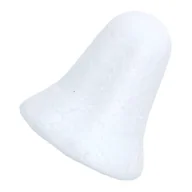 Prace ręczne dla dzieci - [608119] Dzwonek styropianowy bez serca 6,5cm biały - miniaturka - grafika 1