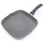 Patelnie - Ballarini FERRARA grillowa patelnia granitowa indukcyjna 28 cm FERG9F0.28U) FERG9F0.28U - miniaturka - grafika 1