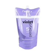 Farby do włosów i szampony koloryzujące - Fanola No Yellow Violet Oxy 5 Vol W Kremie 1000ML - miniaturka - grafika 1