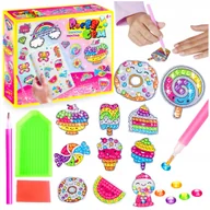 Zabawki kreatywne - HAFT DIAMENTOWY MALOWANIE DIAMENTAMI MOZAIKA 5D DIY DLA DZIECI - miniaturka - grafika 1
