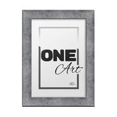 Ramki na zdjęcia - Ramka na zdjęcia Hekla 18x24 foto MDF nóżka beton 1szt. - miniaturka - grafika 1