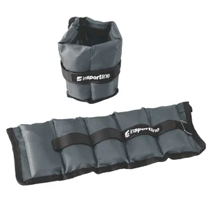 InSportLine Regulowane obciążenie na kostki i nadgarstek GrayWeight 2x1 kg 13690 - Obciążenia - miniaturka - grafika 1