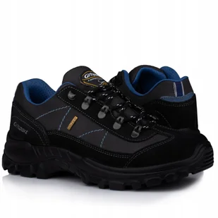 Buty męskie Grisport Nero Scamosciato 13364S84G - Buty trekkingowe męskie - miniaturka - grafika 1