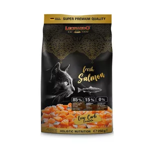 Leonardo Fresh Meat Sucha karma dla kotów łosoś 250g - Sucha karma dla kotów - miniaturka - grafika 1