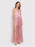Sukienki - Babylon Sukienka wieczorowa P_S00843 Różowy Regular Fit - miniaturka - grafika 1