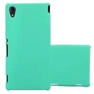 Etui i futerały do telefonów - Etui ochronne Cadorabo do Sony Xperia M4 AQUA w kolorze zielonym Hard Case pokrowiec na telefon komórkowy - miniaturka - grafika 1