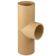 Rury i kanały wentylacyjne - KOM-DYM Trójnik kominowy 120 mm 90° - miniaturka - grafika 1