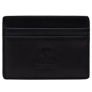 Herschel Charlie Leather RFID Wallet 11146-00001, Kobieta/Mężczyzna, Portfel, Czarny - Portfele - miniaturka - grafika 1