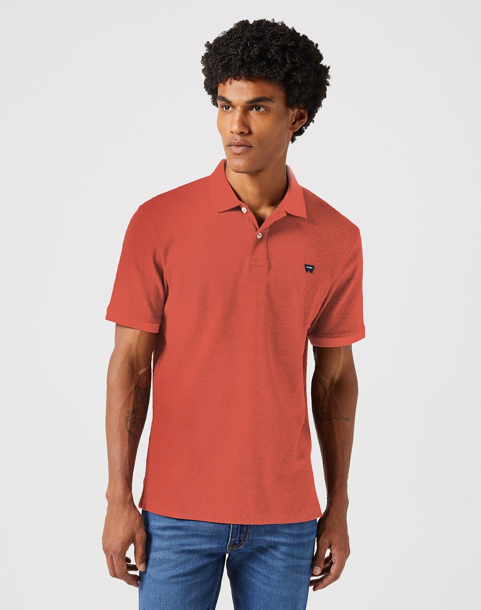 Męska koszulka polo Wrangler REFINED POLO SHIRT M