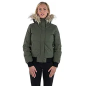 Kurtki damskie - Trespass Trespass damska Kendrick ciepła wodoodporna kurtka puchowa z odpinanym kapturem Mech XL FAJKDON20001_MS1XL - miniaturka - grafika 1