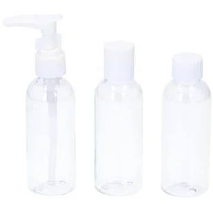 Dunlop Zestaw butelek podróżnych na kosmetyki Dunlop x3 80ml 210452 - Akcesoria turystyczne - miniaturka - grafika 1