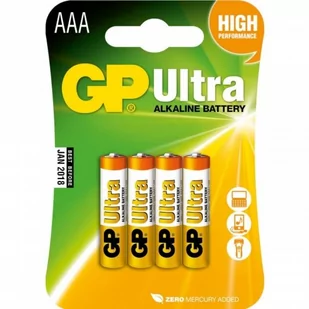 4 szt. Bateria alkaliczna AAA GP ULTRA 1,5V - Baterie i akcesoria - miniaturka - grafika 3