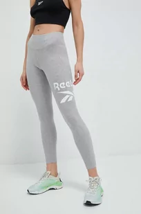 Reebok legginsy damskie kolor szary wzorzyste - Legginsy - miniaturka - grafika 1
