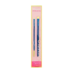 Real Techniques Prism Glo Eye Shadow + Brow Duo zestaw Pędzel do brwi 1 szt. + pędzel do cieni 1 szt. dla kobiet - Pędzle do makijażu - miniaturka - grafika 2
