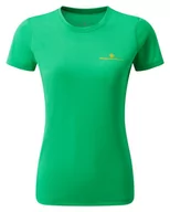 Koszulki sportowe damskie - RONHILL Koszulka biegowa damska CORE S/S TEE bright green/white - miniaturka - grafika 1