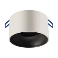 Lampy sufitowe - Wpuszczana lampa minimalistyczna Panama wpust biały czarny - miniaturka - grafika 1