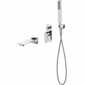 Zestawy prysznicowe - CERSANIT Zestaw wannowy podtynkowy MILLE chrom S952-037 - miniaturka - grafika 1