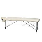 Stoły i łóżka do masażu - Beauty System Stół do masażu i rehabilitacji BS-723 Kremowy BS-723/CREAM - miniaturka - grafika 1