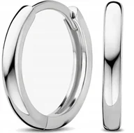 Kolczyki - Srebrne Kolczyki Kółka Kolczyki Koła Rodowane Angielskie Srebro Próba 925 - miniaturka - grafika 1