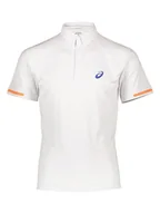 Koszulki sportowe męskie - Asics Funkcyjna koszulka polo w kolorze białym - miniaturka - grafika 1