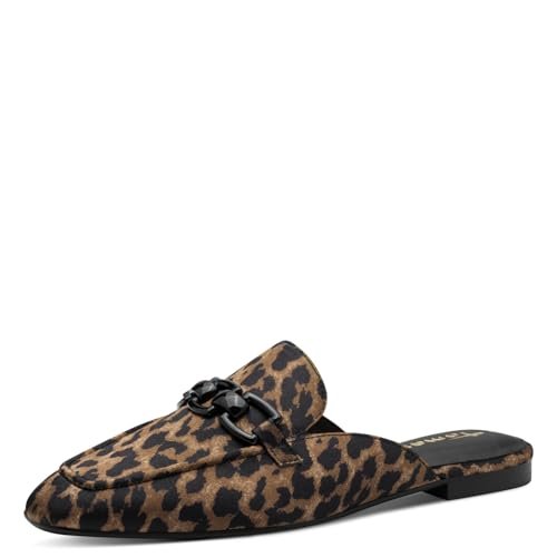 Tamaris Damskie kapcie 1-27303-44, Leopard, 37 EU