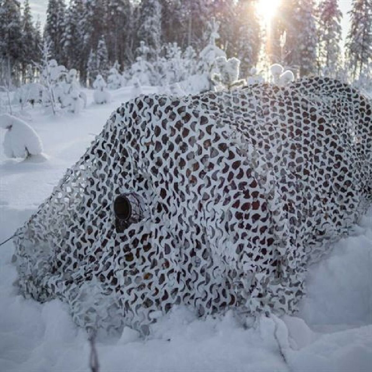 Siemens Buteo Photo Gear Camouflage Net 3 white/grey 2,4 x 3m