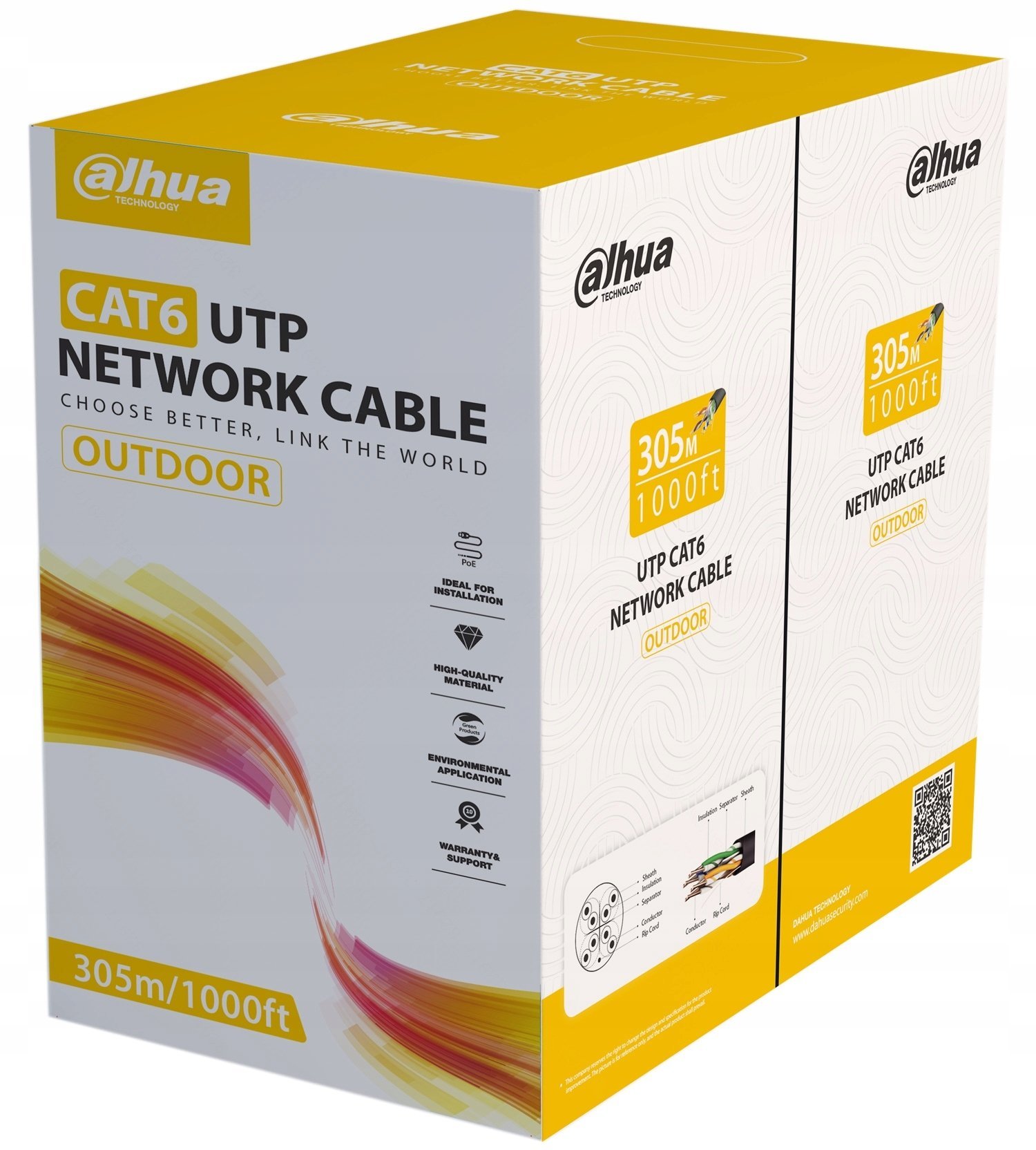 Dahua Technology Skrętka UTP DAHUA PFM920-6UN-BLACK