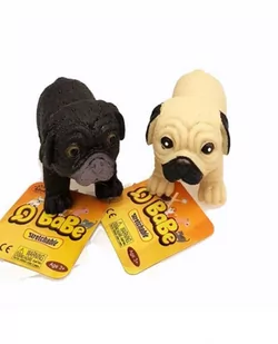 Hipo Buldog z groszkiem 10cm 2 kolory A215-DB cena za 1 szt - Figurki dla dzieci - miniaturka - grafika 1