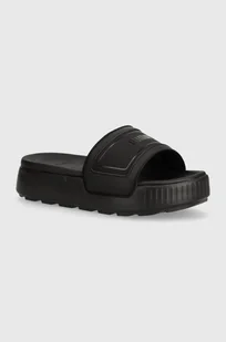 Puma klapki Karmen Slide damskie kolor czarny na platformie 389073 - Klapki i japonki damskie - miniaturka - grafika 1