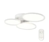 Lampy sufitowe - Top Light - LED Ściemnialny żyrandol natynkowy LED/50W/230V biały + pilot zdalnego sterowania - miniaturka - grafika 1