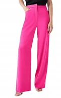 Spodnie męskie - Coast Damskie Różowe Spodnie Eleganckie Proste 42 Hkc - miniaturka - grafika 1