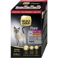 Mokra karma dla kotów - SELECT GOLD Pure Adult Exotic Multipack 6x85g - miniaturka - grafika 1