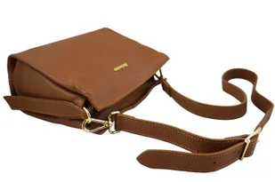 Funkcjonalna torebka damska na ramię - Brązowa jasna - Torebki damskie - miniaturka - grafika 5