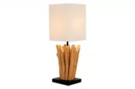 Lampy stojące - Invicta Interior Lampa stołowa Euforia drewno i-36967 - miniaturka - grafika 1