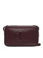 Torebki damskie - Calvin Klein Torebka Bold Ck Camera Bag LV04F3220G Bordowy - miniaturka - grafika 1