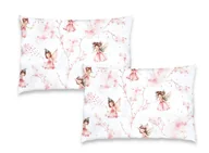 Pościel dla dzieci - 2 PACK - POSZEWKA 40x60 cm DZIECIĘCA PODRÓŻ BAWEŁNA 100% KRAINA CZARÓW RÓŻ - miniaturka - grafika 1