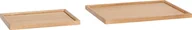 Przyborniki na biurko - Tace Frame drewniane 2 szt. - miniaturka - grafika 1
