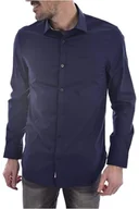 Koszule męskie - Koszula męska Guess Alameda klasyczna granatowa dopasowana -S - miniaturka - grafika 1