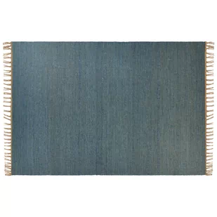 Dywan z juty 160 x 230 cm niebieski LUNIA - Dywany - miniaturka - grafika 1