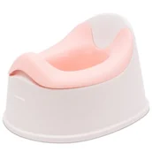 Nocniki - Nocnik dla dzieci antypoślizgowy z wyjmowanym wkładem Stabilny biało różowy Sun Baby - miniaturka - grafika 1