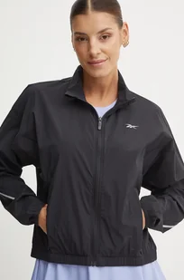 Reebok kurtka do biegania Speed kolor czarny przejściowa oversize 100205704 - Kurtki damskie - miniaturka - grafika 1